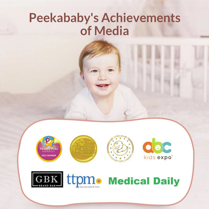 Peekababy 1080P HD 5-Inch Video Baby Monitor with Audio and Camera Functionality
