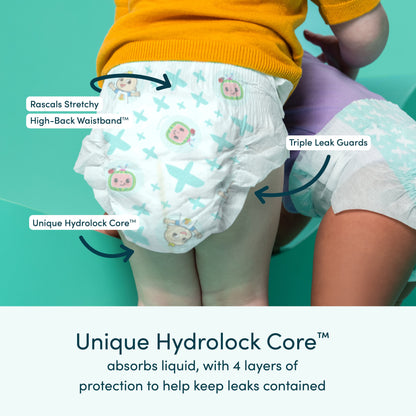 Premium Absorbent Baby Diapers, Size 7, 44 Pack