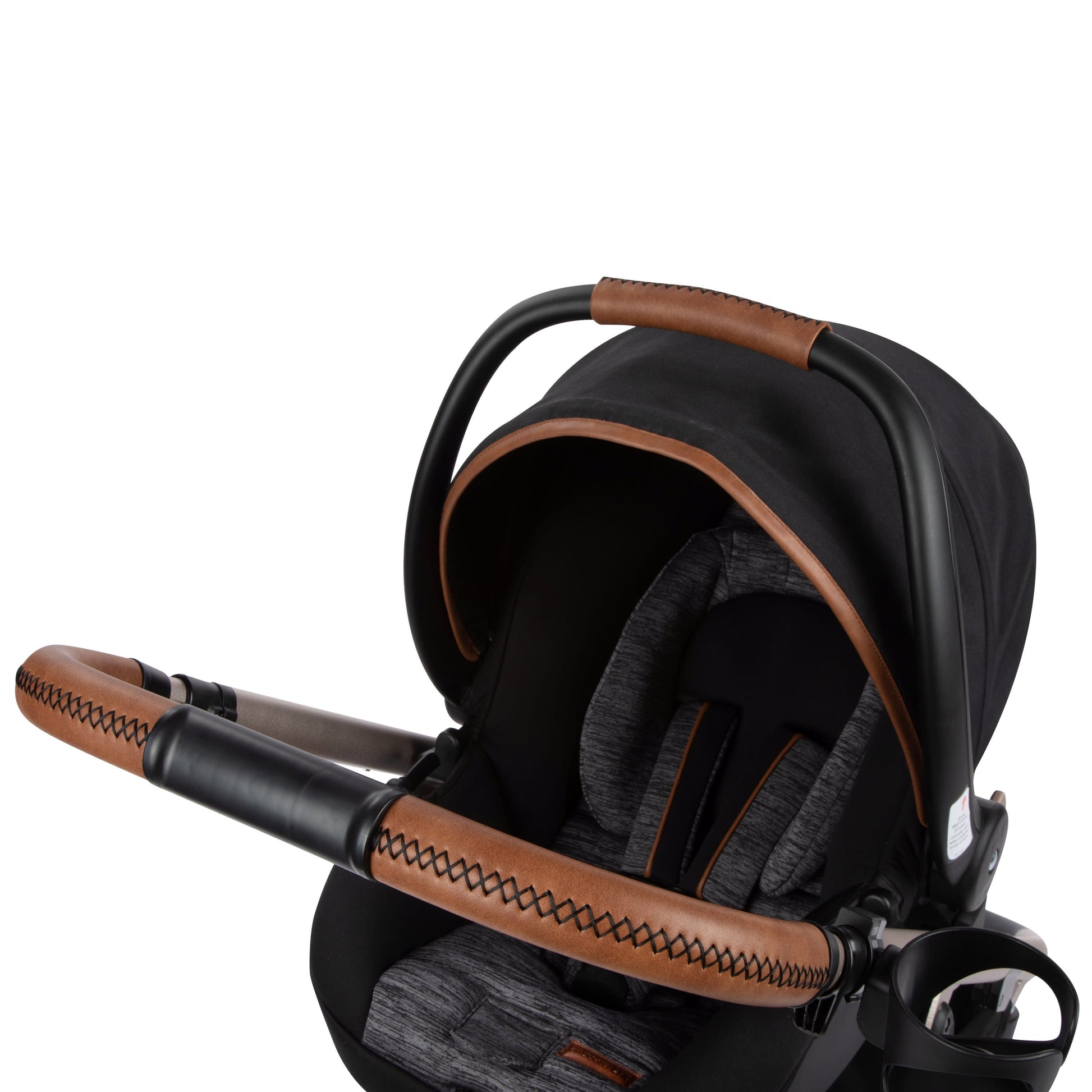 6-in-1 Modular Travel System for Infants and Toddlers in Black and Gold, Unisex Design