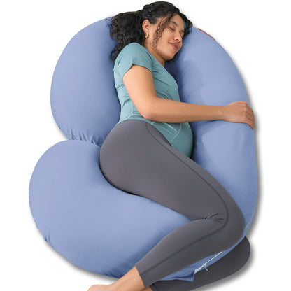 Cooling Maternity Pillow for Expecting Mothers - Blue