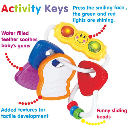 Infant Developmental Toys for 0-12 Months with Sound and Light Features - Ideal Gifts for Boys and Girls