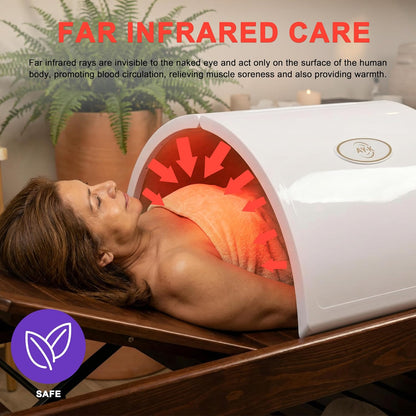Far Infrared Device 180 Degree Surround Heating Portable Foldable Spa Beauty Salon Skin Care Muscle Tension  ETIN18