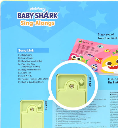 Interactive Baby Shark Sound Book with 10 Buttons | Educational Toy for Toddlers Ages 1-3 | Perfect Gift for Boys and Girls