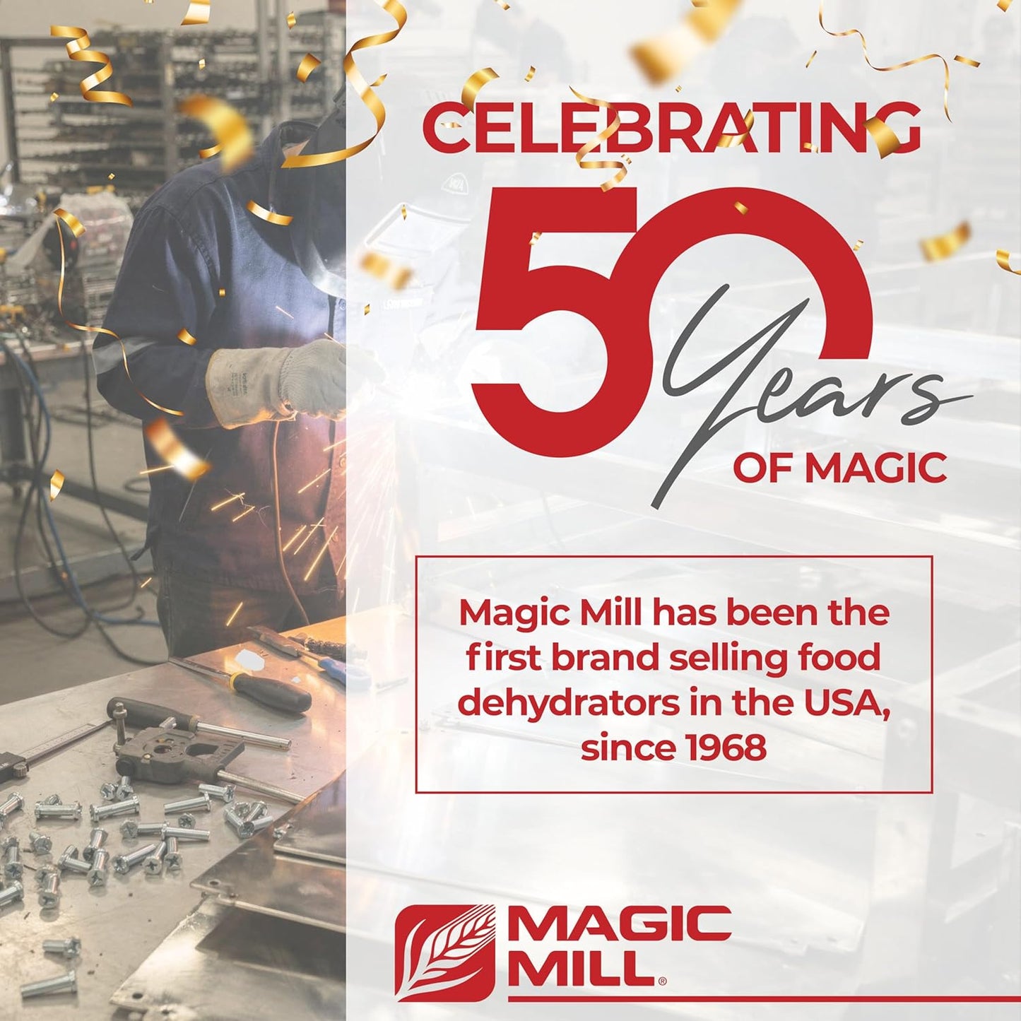 Pro Food Dehydrator Machine | 7 XL Stainless Steel Trays | Dryer for Jerky, Dog Treats, Herb, Meat, Beef, Fruit | Keep Warm Function, Digital Timer and Temperature Control, ETL Approved