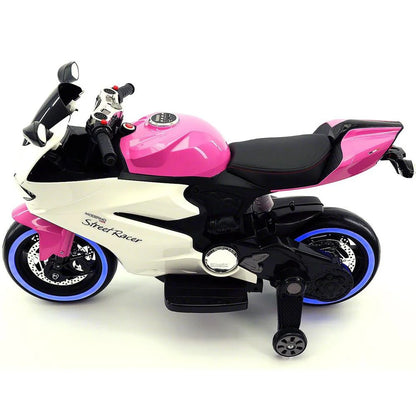 2023 Ducati Style Ride on Toy Motorcycle Car for Kids 12V Battery Powered Pink