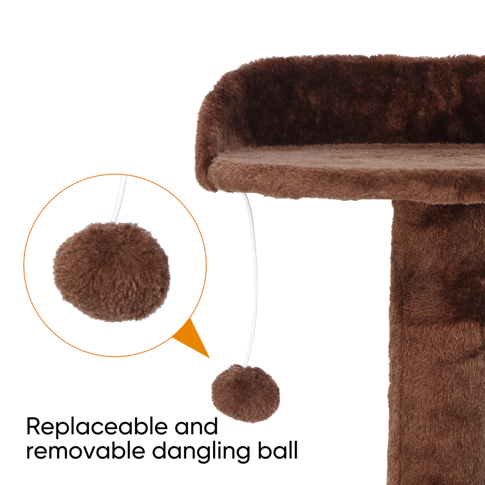 55-Inch Multi-Level Cat Tree Tower Activity Center with Condo - Available in 6 Colors