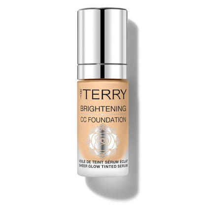Brightening CC Foundation, Hydrating Serum Foundation, Ultra-Sheer Finish, Vegan & Cruelty-Free, 4W, Medium Warm