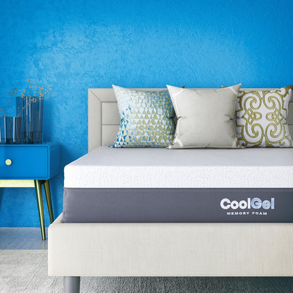 12 Inch Full Size Mattress Memory Foam Medium Firm, Gel Memory Foam Mattress Full Matress Cooling, Made in the USA, 12" Depth with Pressure Relief, Certipur-Us Certified No Fiberglass, Bed