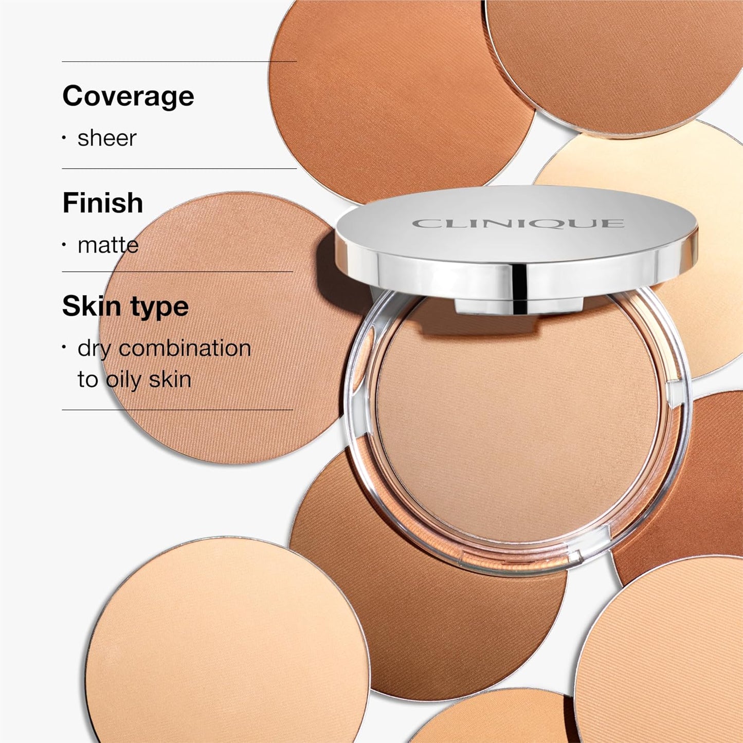 Stay-Matte Sheer Pressed Powder for Oily Skin Types | Sheer Coverage + Matte Finish | Minimizes Shine