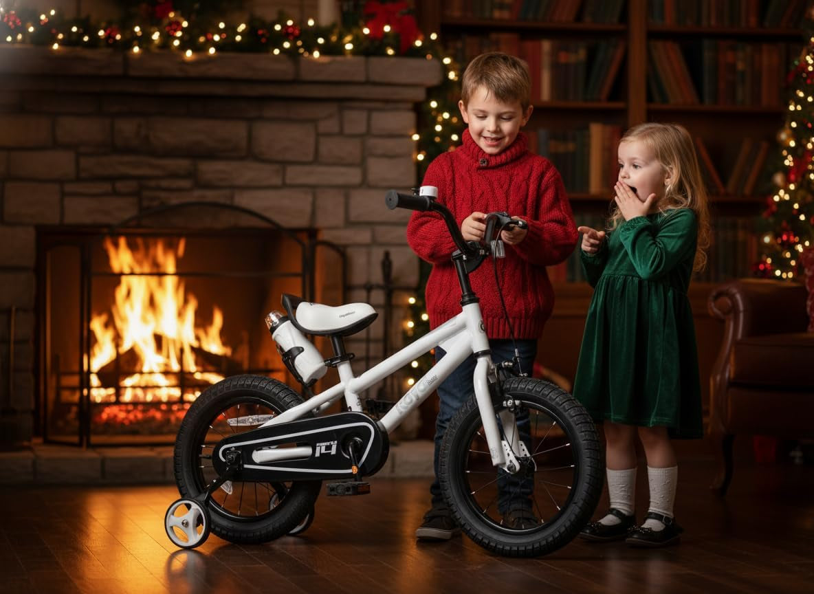Freestyle Classic & EZ Balance Switchable Bicycle for Kids, Available in 12", 14", 16", and 18" Sizes, Suitable for Ages 3-10