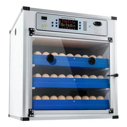 Automatic Egg Incubator 204 Eggs PVC Dual Electric Hatching Machine Automatic Temperature & Humidity Display & Egg Turning