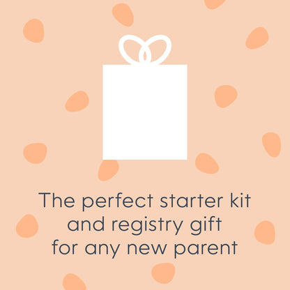 Premium White Gift Set: Includes 1 Diaper Pail and 48 Convenient Refill Bags