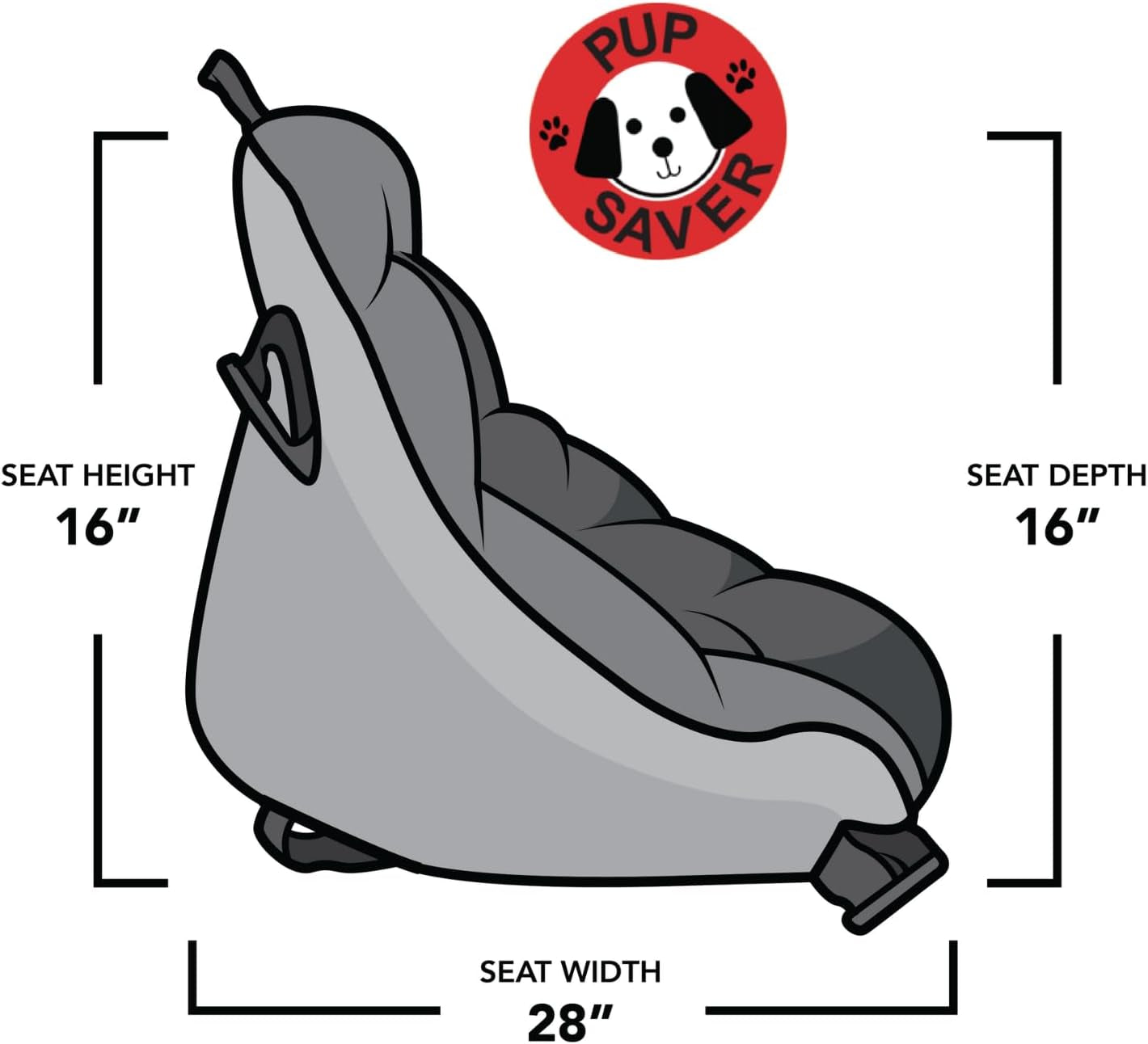 Dog Car Seats for Small and Medium Dogs | Travel Booster Pet Seat | Crash-Tested Dog Bed for Cars | Compatible with Seat Belt Harness | Ideal for Dogs up to 30Lbs (Leopard with Black Trim)