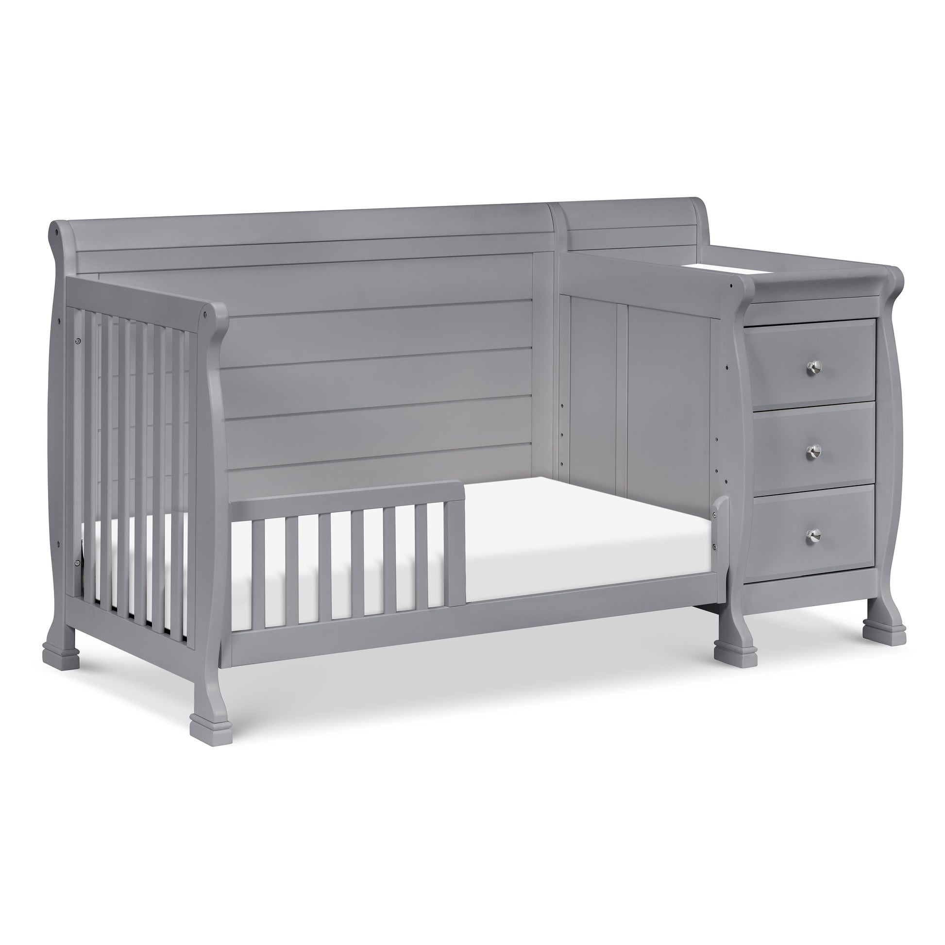 Kalani 4-in-1 Convertible Crib and Changing Table in Gray