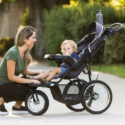 Xcel-R8 Plus Jogging Stroller with LED Lighting in Liberty Grey
