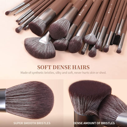 Professional Makeup Brushes +Makeup Brush Solid Soap Cleanser