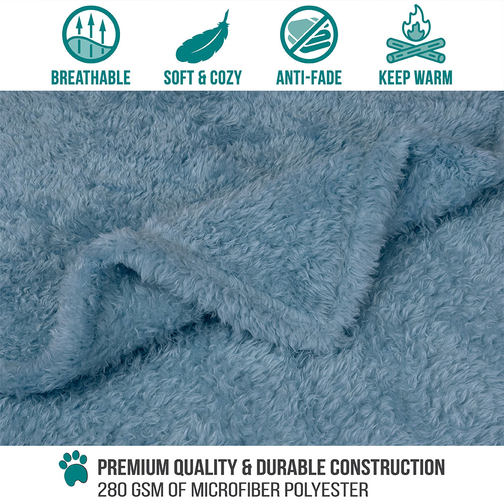 Dog Blanket for Pet Small Medium Large Dog Puppy Cat Soft Fleece Fluffy Sherpa