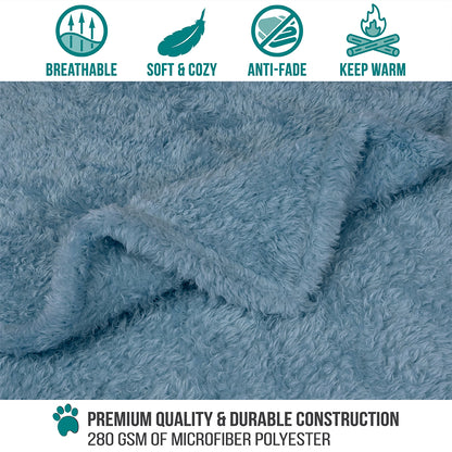 Dog Blanket for Pet Small Medium Large Dog Puppy Cat Soft Fleece Fluffy Sherpa