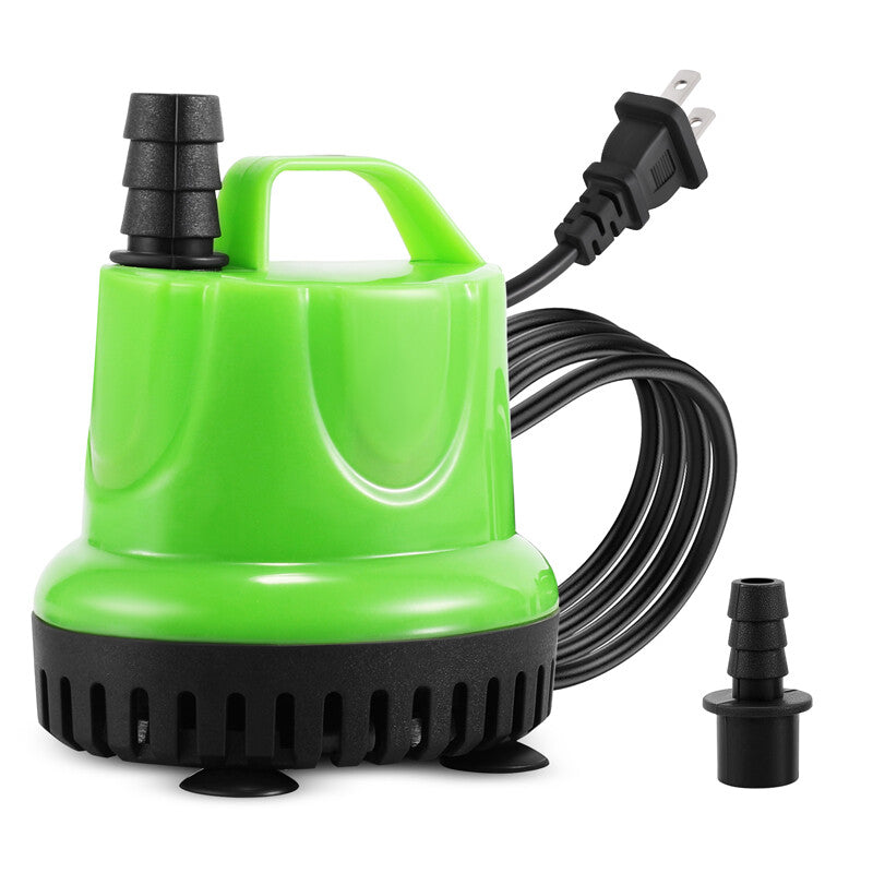 Acuario Utility Pump 171GPH Submersible Sump Pump for Clean Water W/ 2 Nozzles
