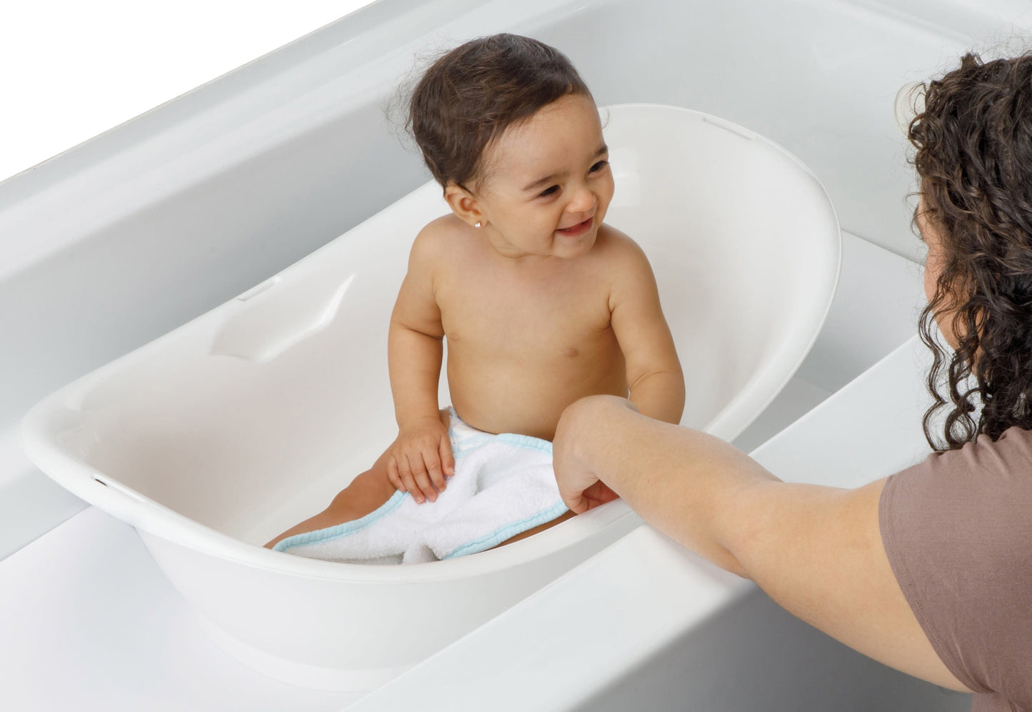 3-in-1 Multifunctional Plastic Infant Bathtub in Harbor Mist