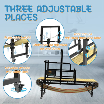 Professional Dog Treadmill for Large and Medium Breeds, Ideal for Indoor and Outdoor Use, Supports Dogs Up to 220 lbs for a Healthy and Active Lifestyle