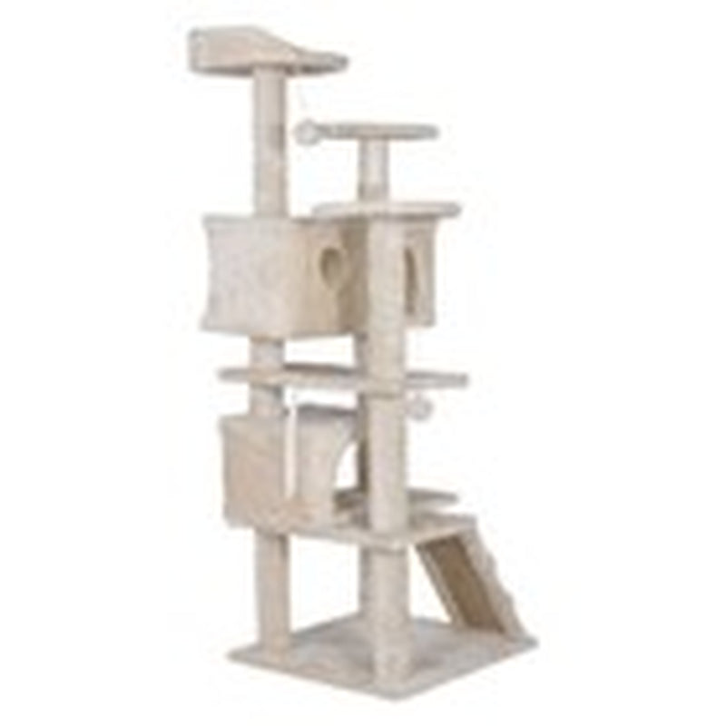 55-Inch Multi-Level Cat Tree Tower Activity Center with Condo - Available in 6 Colors