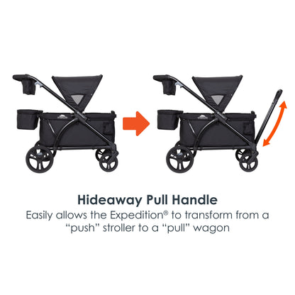 Expedition Ultra Black 2-in-1 Stroller Wagon Plus Edition