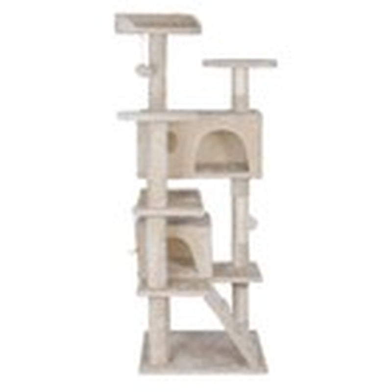 55-Inch Multi-Level Cat Tree Tower Activity Center with Condo - Available in 6 Colors