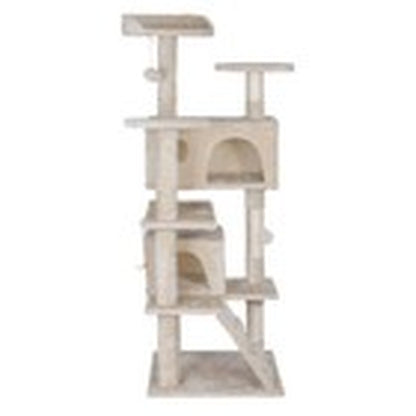 55-Inch Multi-Level Cat Tree Tower Activity Center with Condo - Available in 6 Colors