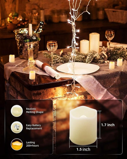 SHYMERY Flameless Votive Candles,Flamel