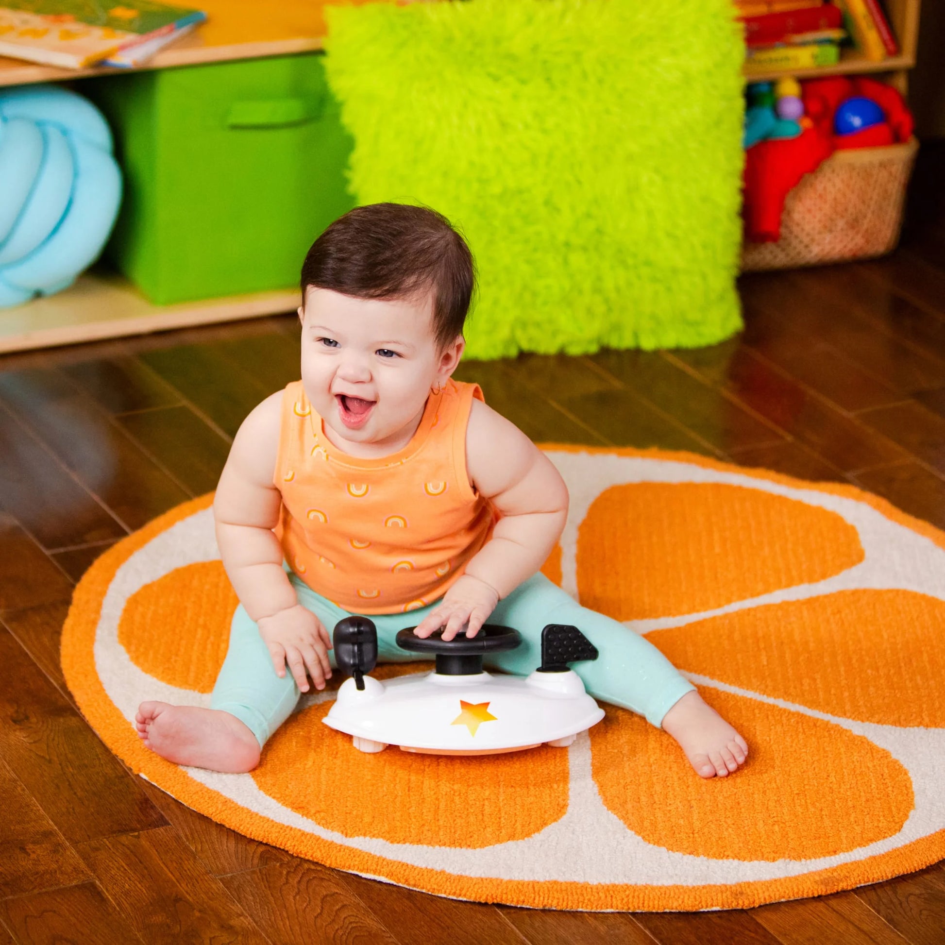 3-in-1 Red Infant and Toddler Car Walker