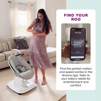 4Moms Mamaroo Multi-Motion Baby Swing with Enhanced Smart Connectivity