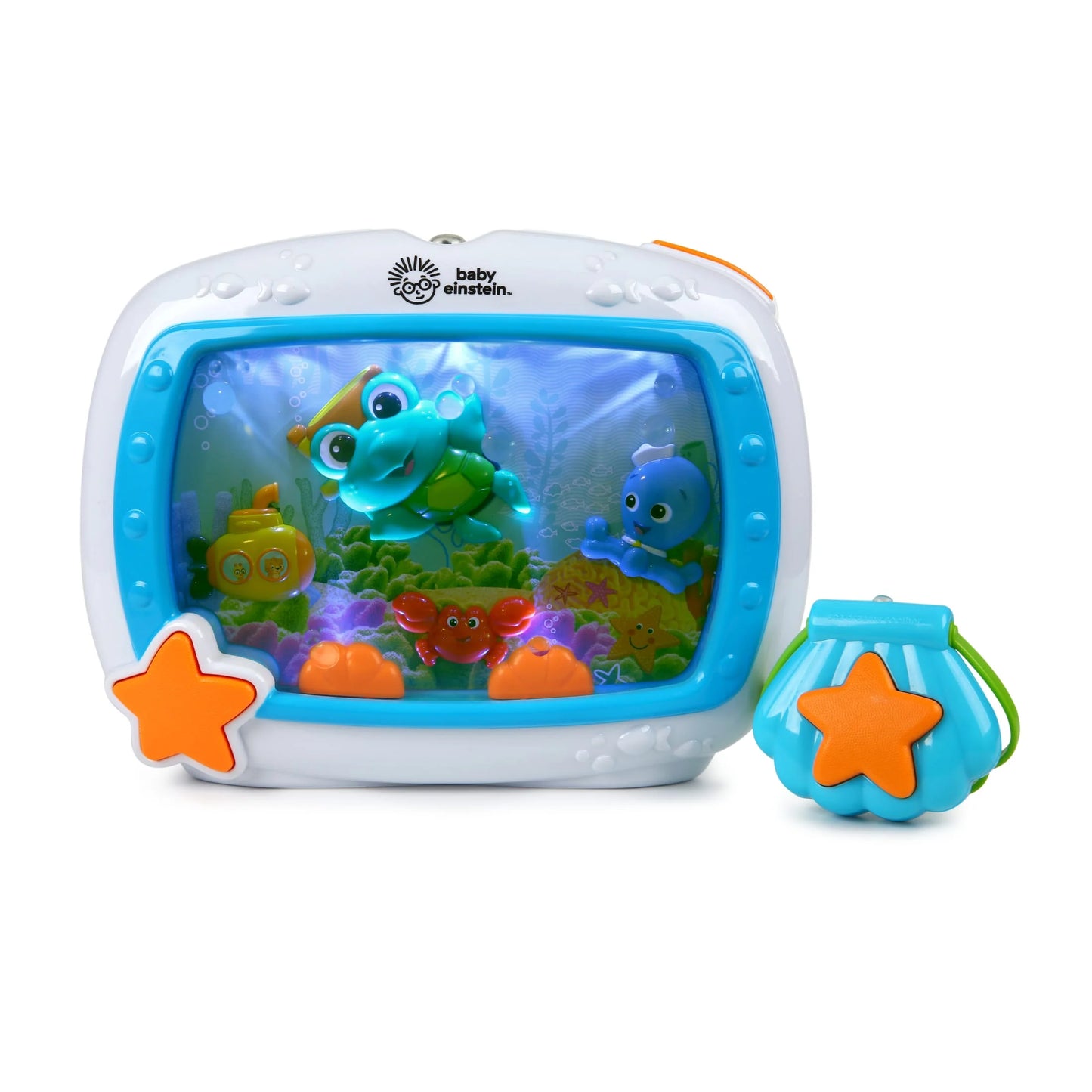 Sea Dreams Soothing Sleep Sound Machine with White Noise and Remote Control for Infants and Children, Multicolor, Ages 0 Months and Up
