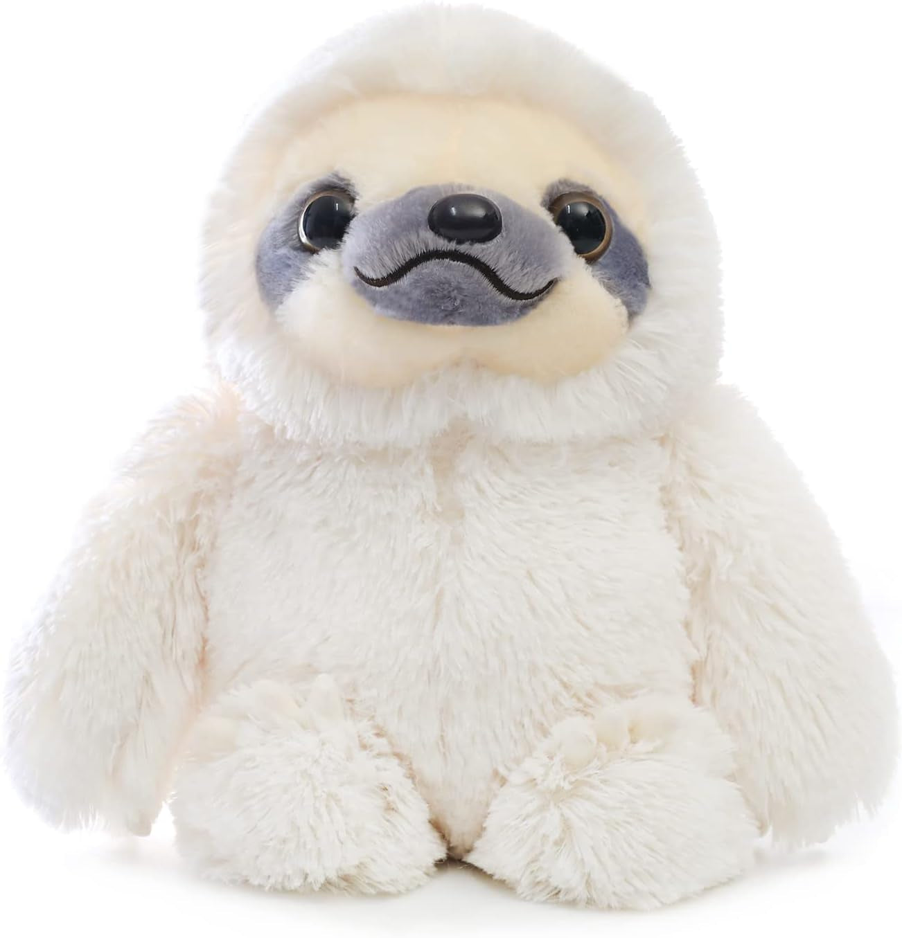 Ivory 15.7-Inch Plush Sloth Stuffed Animal - Ideal Birthday Gift for Children