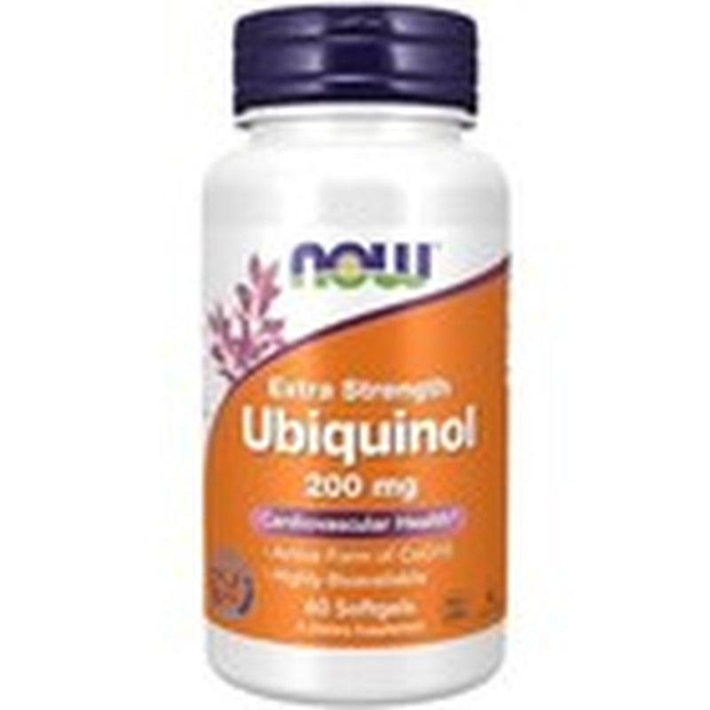 NOW FOODS Ubiquinol Extra Strength 200 Mg 60 Softgels