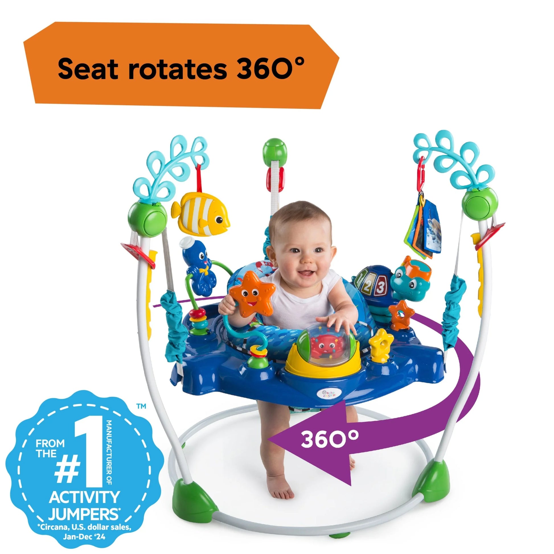 Neptune's Ocean Discovery Activity Center Jumper for Infants 6 Months and Older