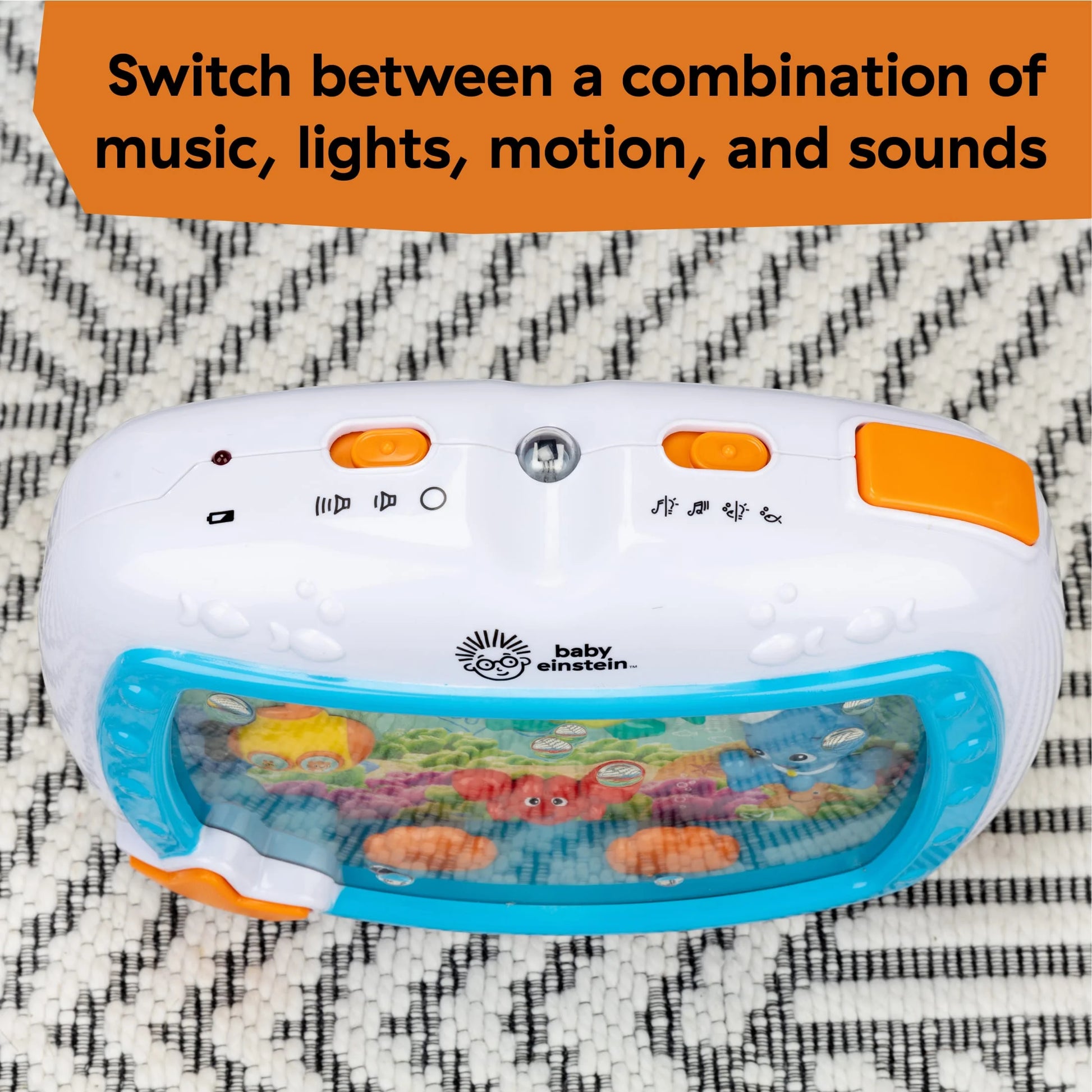 Sea Dreams Soothing Sleep Sound Machine with White Noise and Remote Control for Infants and Children, Multicolor, Ages 0 Months and Up