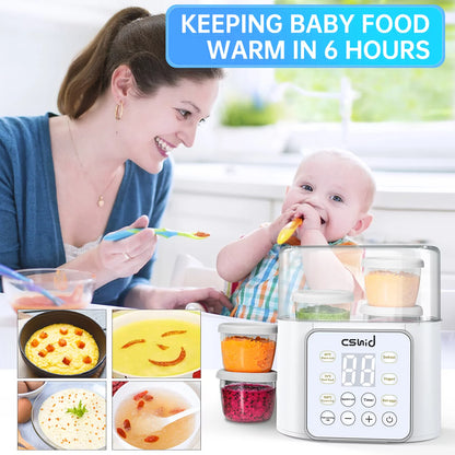 9-in-1 Multi-Function Baby Bottle Warmer: Advanced Milk Heating and Food Defrosting Solution