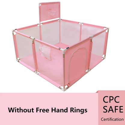 Indoor Baby Playpen Safety Barrier - Expansive Activity Gym and Groundbox Enclosure for Children