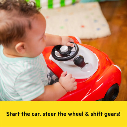 3-in-1 Red Infant and Toddler Car Walker