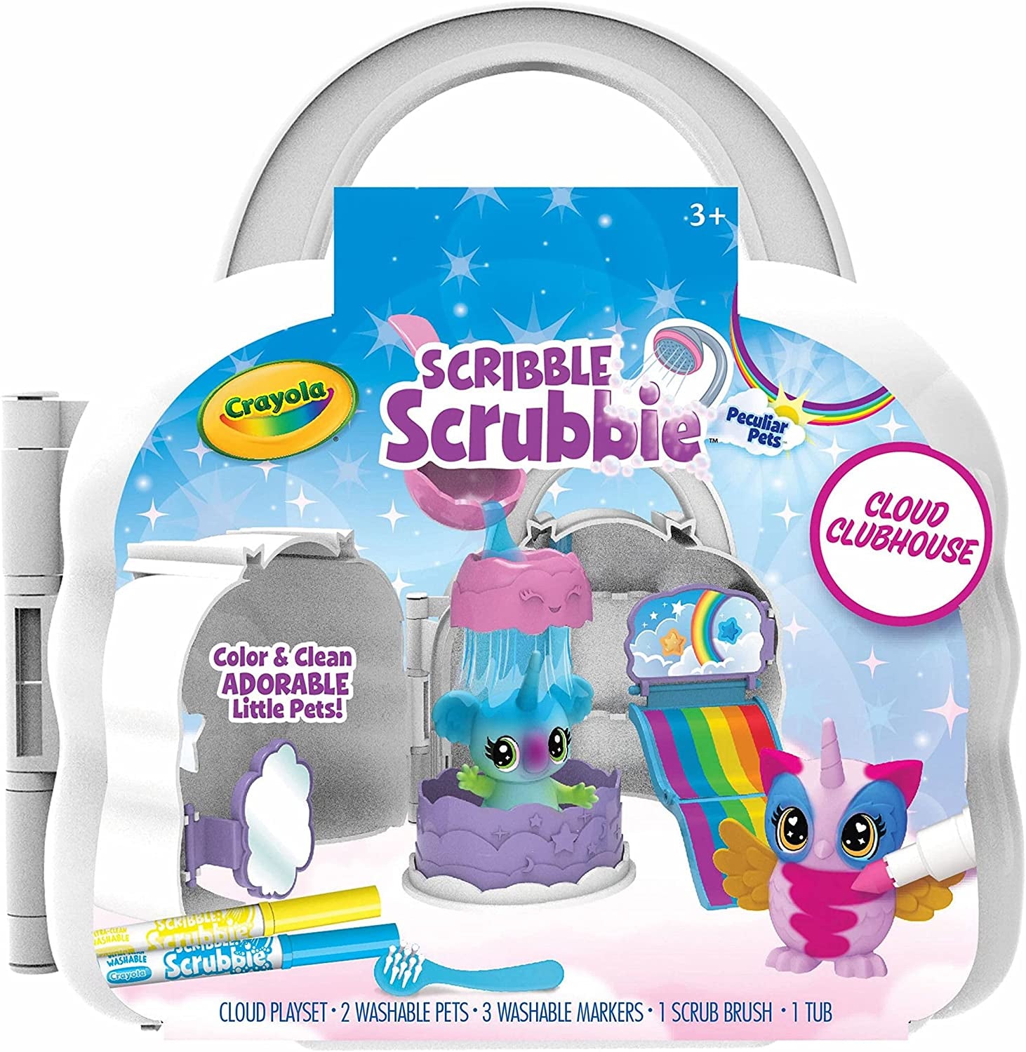 Scribble Scrubbie Cloud Playset - Creative Play Experience for Children Aged 3 to 6