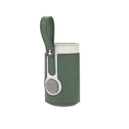 Portable USB Baby Bottle Warmer with Thermostat and Insulation Cover for Intelligent Milk Heating in Vehicle