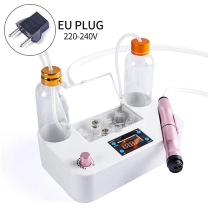 Small Bubble Beauty Device Cleansing Machine Blackhead Removal Water Spray Hydro Jet Face Pores Vacuum Suction Acne Cleaner