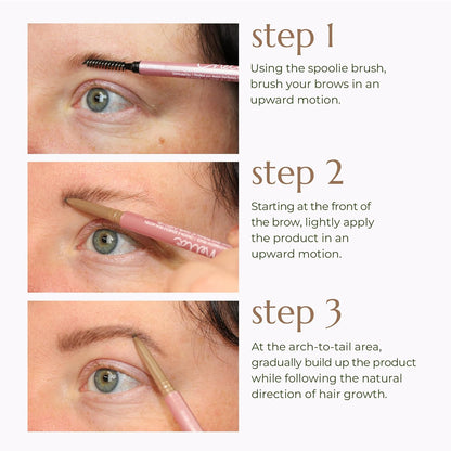 Eyebrow Pencil – Easy-To-Use Brow Definer for Shaping, Filling & Blending – Long-Wear Light Brown Eyebrow Pencils for Women with Precise Tip (Light Brown)