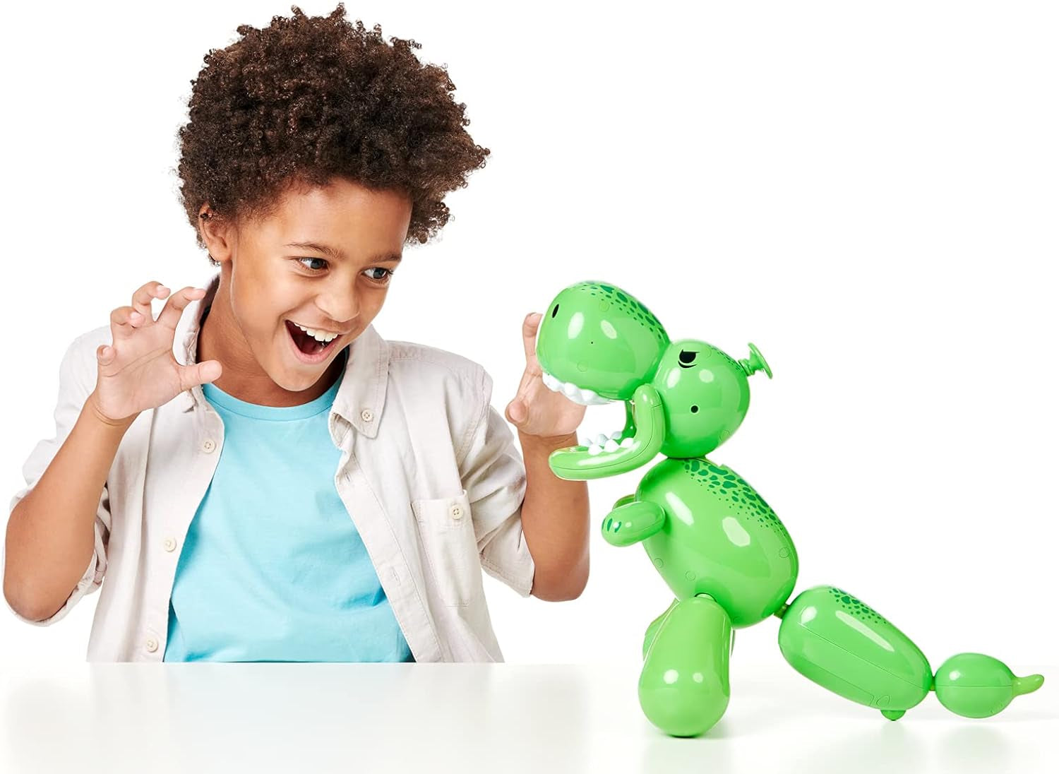 Balloon Dino: Interactive Dinosaur Pet Toy with Stomping, Roaring, and Dancing Features - Over 70 Sounds and Reactions, Multicolor