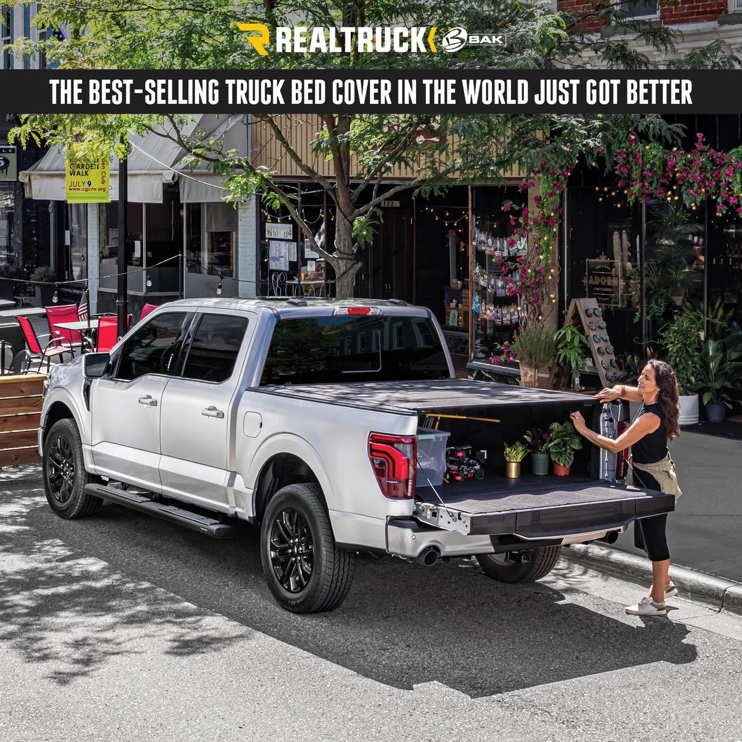 BAK Bakflip MX4 Hard Folding Tonneau Cover for 2021-2026 Ford F-150 (Including Raptor/Lightning) 5' 7" Bed (67.1") - Model 448339