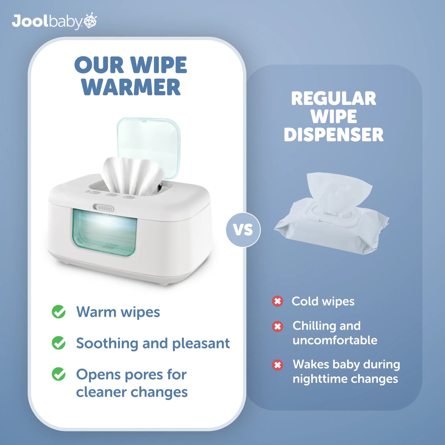Baby Wipe Warmer and Dispenser with LED Lighting and Adjustable Power Control
