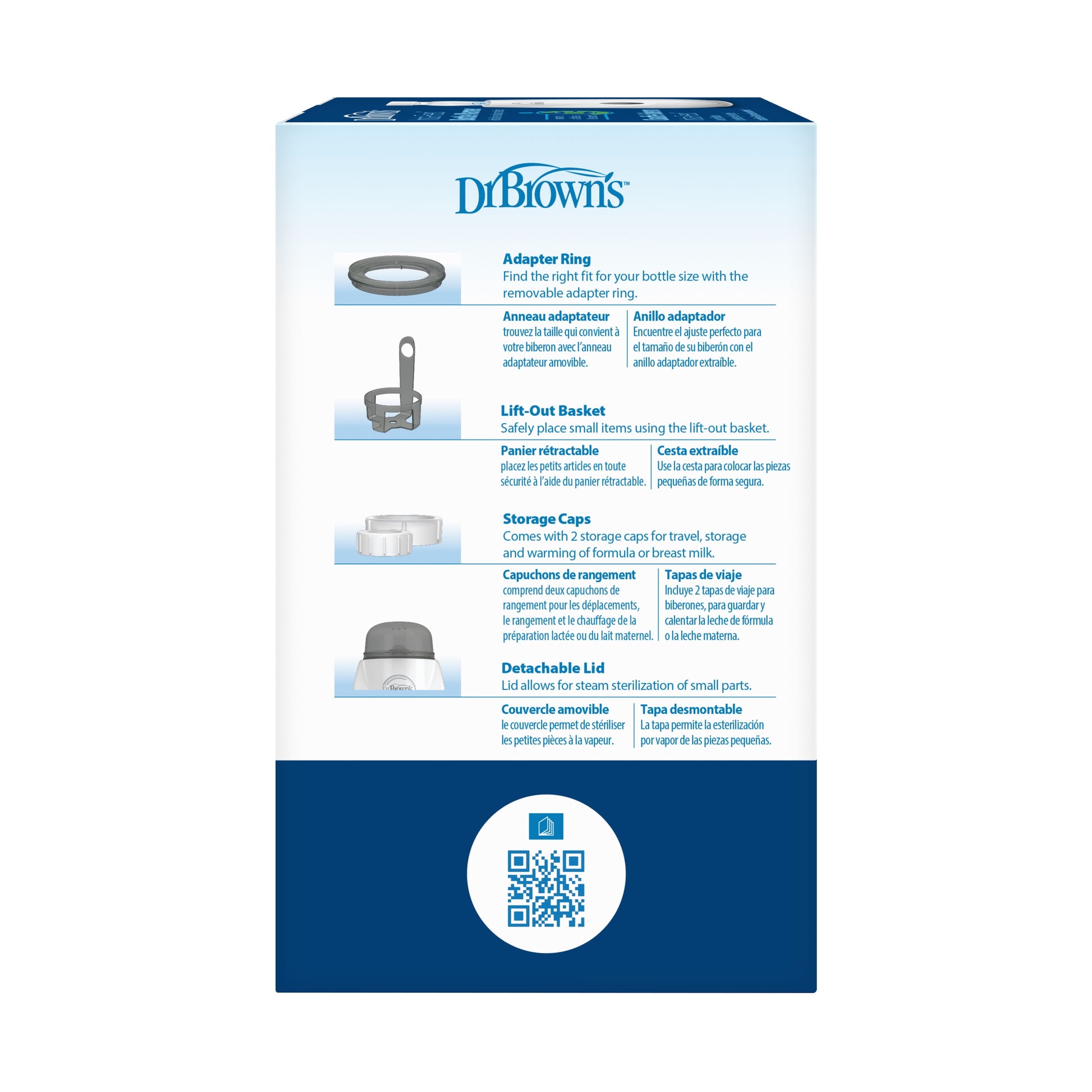 Insta-Feed Baby Bottle Warmer and Sterilizer for Bottles and Food Storage Containers