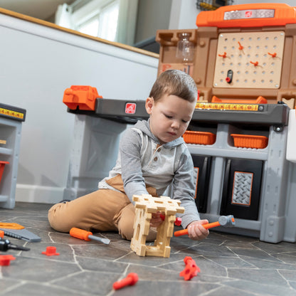 Toddler Workshop Utility Bench with 76-Piece Tool Set