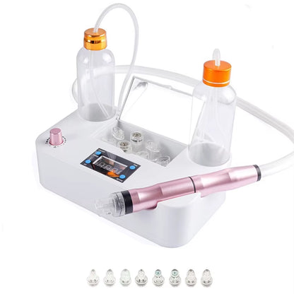 Small Bubble Beauty Device Cleansing Machine Blackhead Removal Water Spray Hydro Jet Face Pores Vacuum Suction Acne Cleaner